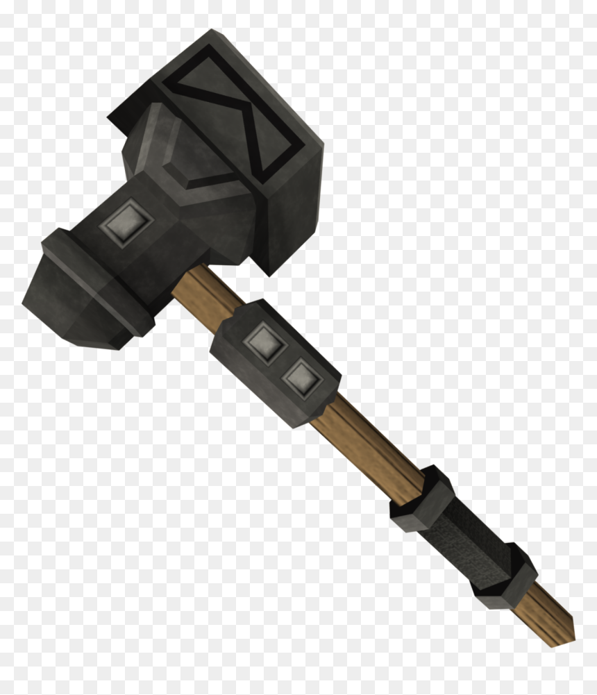 The Runescape Wiki - War Hammer Transparent Background, HD Png Download - ban hammer png
