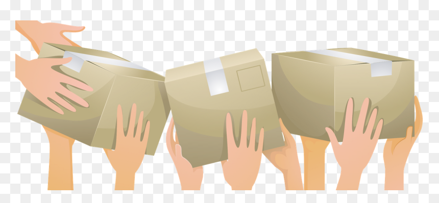Boxes Of Food, HD Png Download - donation png