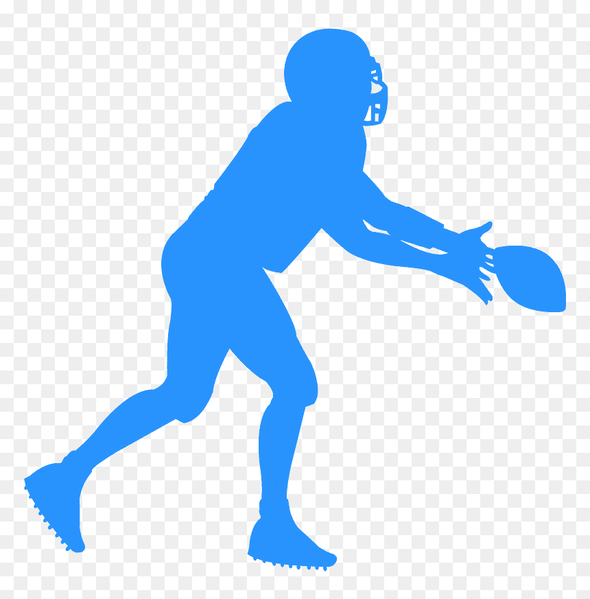 American Football, HD Png Download - football player silhouette png