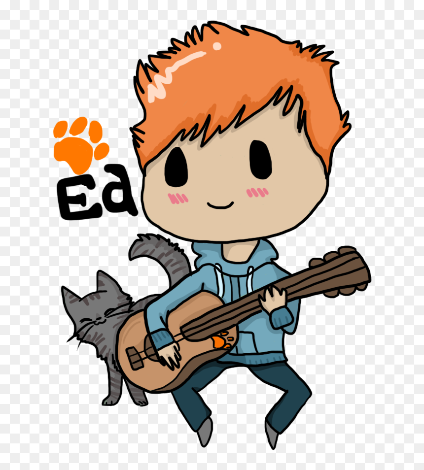 Cartoonedsheeran Google Search Pinterest - Ed Sheeran Cartoon, HD Png Download - ed sheeran png