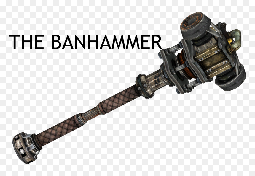Fo3 Super Sledge, HD Png Download - ban hammer png