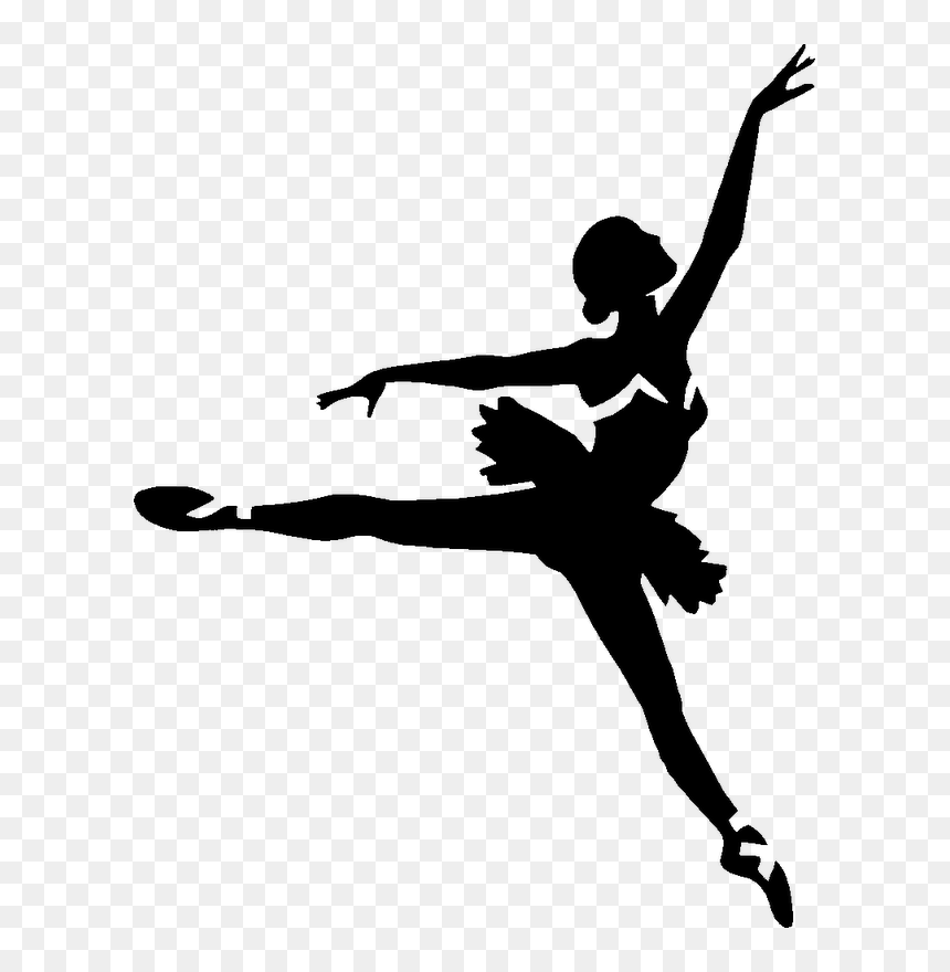 Stencil Ballerina, HD Png Download - ballerina silhouette png
