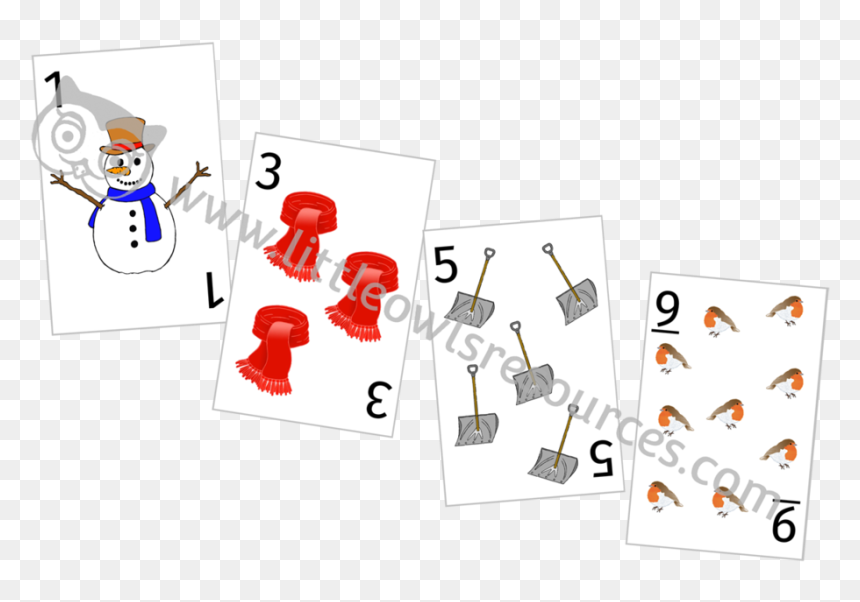 Winter Snap Cards - Illustration, HD Png Download - winter border png