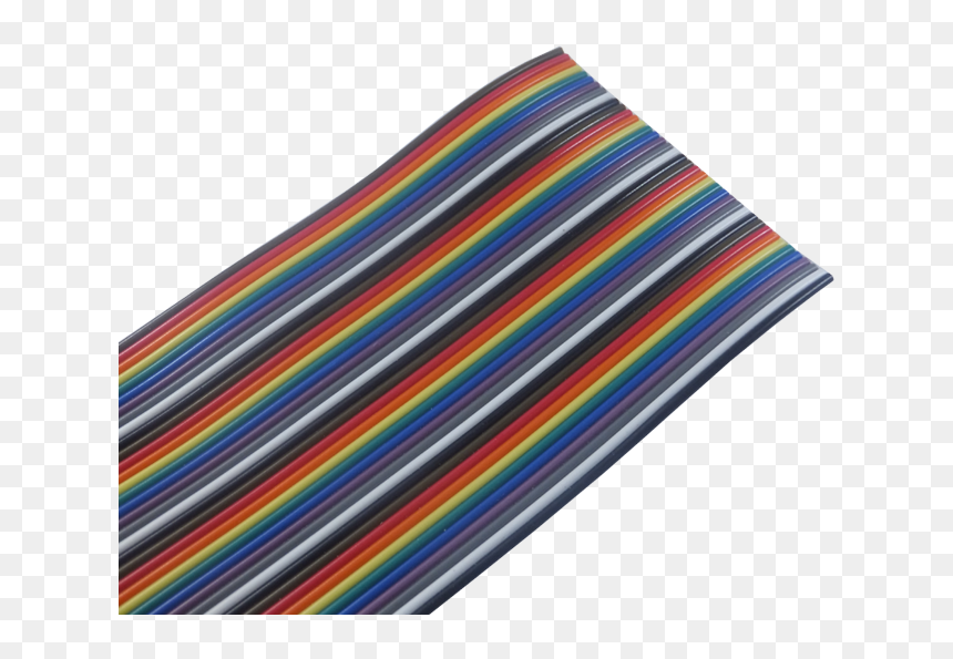 [easy] 40p Color Dupont Line Rainbow Line Imported - Construction Paper, HD Png Download - rainbow line png