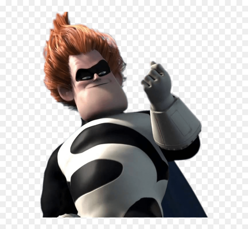 Syndrome Looking At Fingers - Syndrome Incredibles, HD Png Download - incredibles png