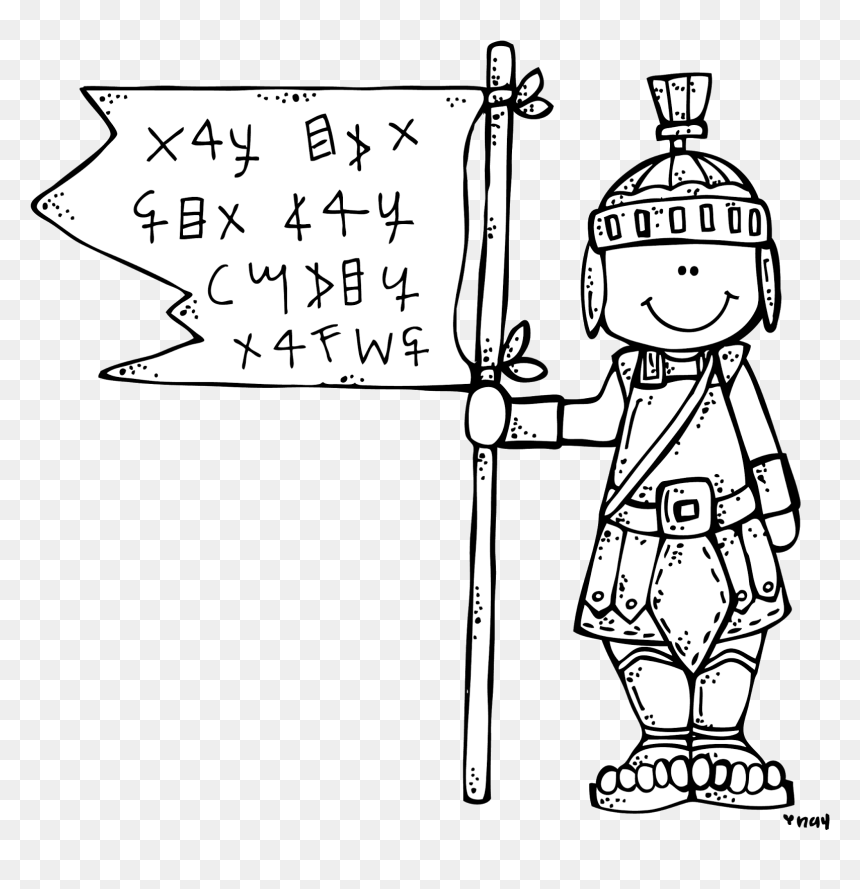 Lighthouse Clipart Lds - Captain Moroni Coloring Page, HD Png Download - lighthouse silhouette png