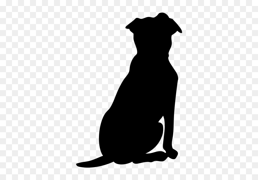 Dog Licks, HD Png Download - model silhouette png