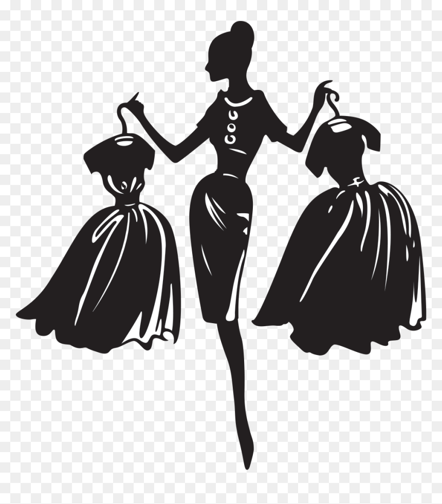 Fashion Design Haute Couture Model Fashion Show - Fashion Clip Art, HD Png Download - model silhouette png