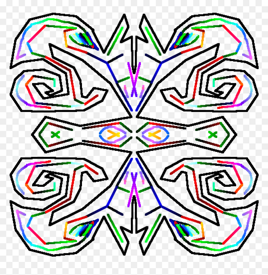 Rainbow Lines Of Random - Illustration, HD Png Download - rainbow line png