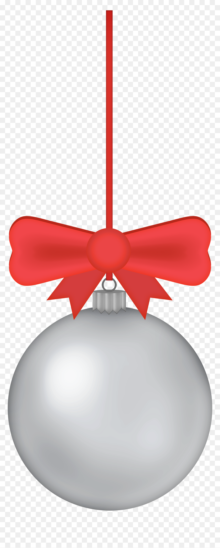 Silver Christmas Ball Png Clip Art - Christmas Ball Silver Png, Transparent Png - silver circle png