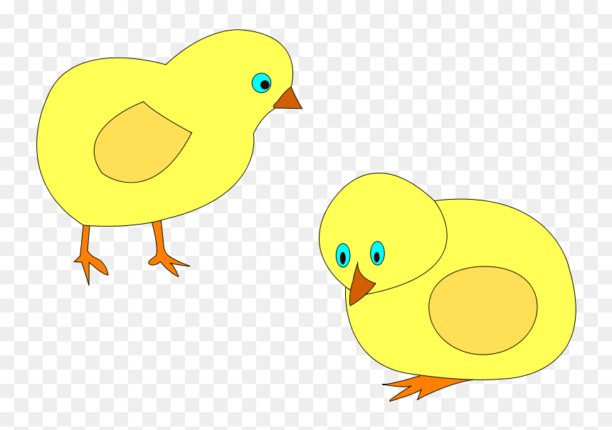 2 Chickens Clip Art, HD Png Download - rubber chicken png