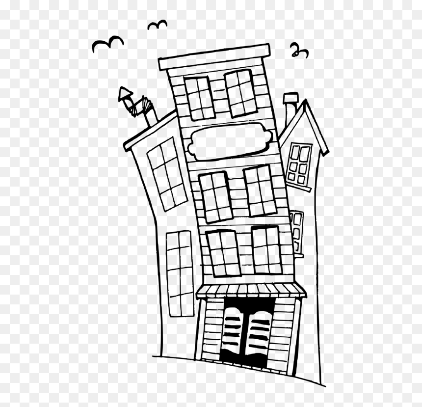 Line Art,tower,coloring Book - Coloring Book, HD Png Download - cowboy silhouette png