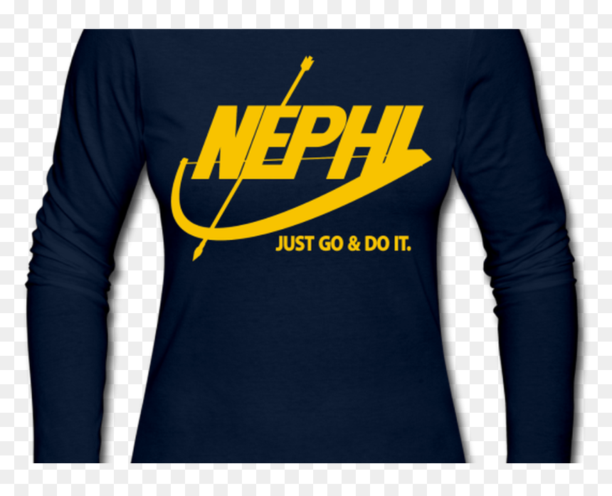 Laughing Mormon Nephi Just Go And Do It Womens Long - Long-sleeved T-shirt, HD Png Download - just do it png