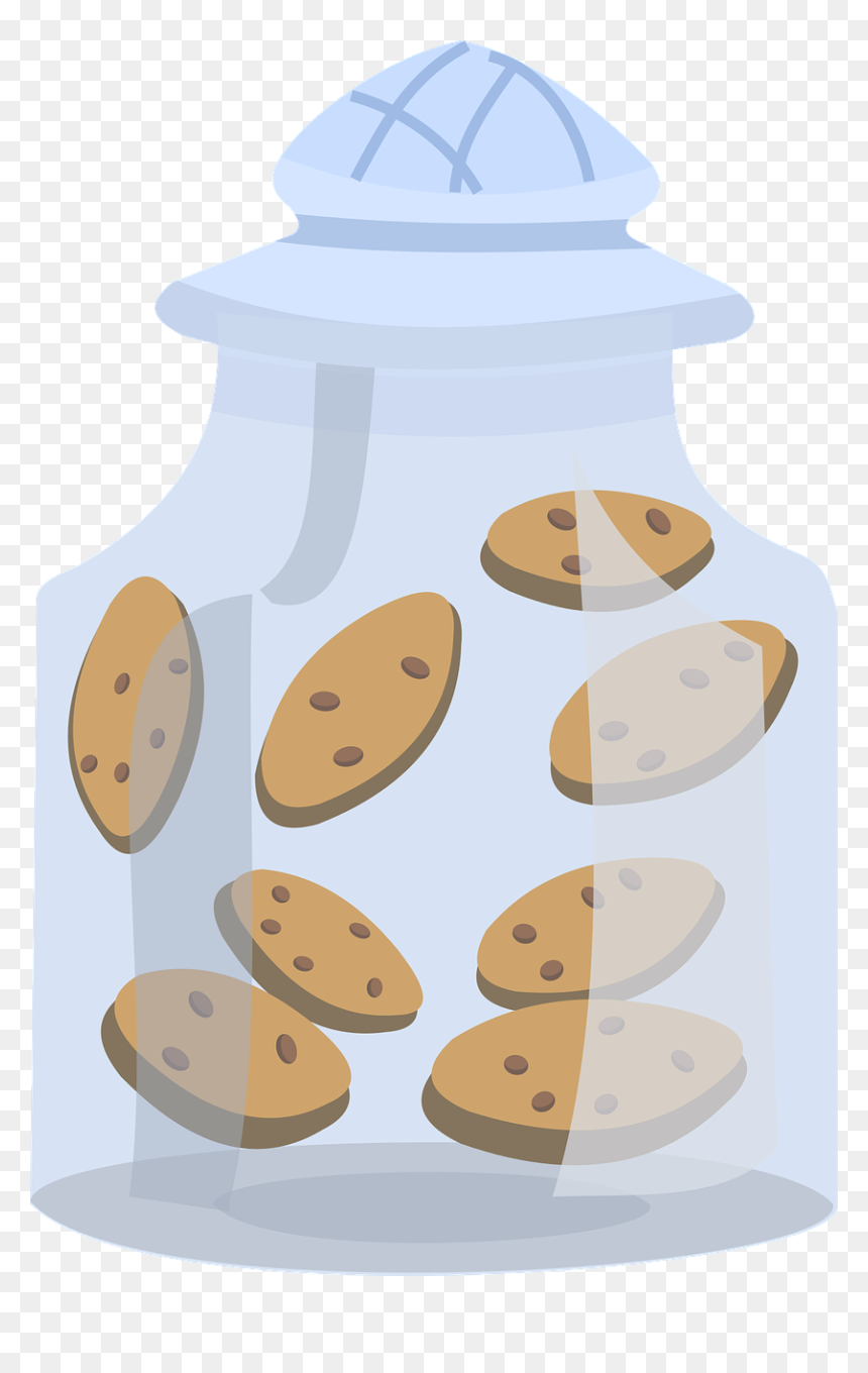 Cookies In Jar Clipart, HD Png Download - biscuit png