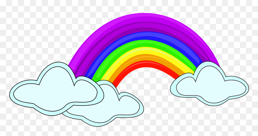 Clipart Arc En Ciel, HD Png Download - rainbow line png