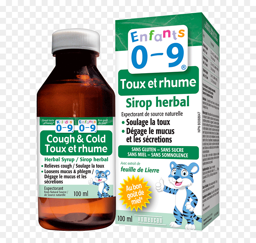 Kids 0 9 Cough, HD Png Download - syrup png