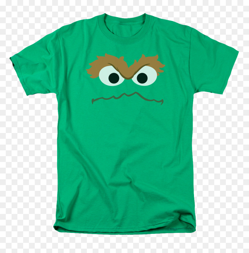 Transparent Oscar The Grouch Png - Oscar Sesame Street T Shirt, Png Download - oscar the grouch png