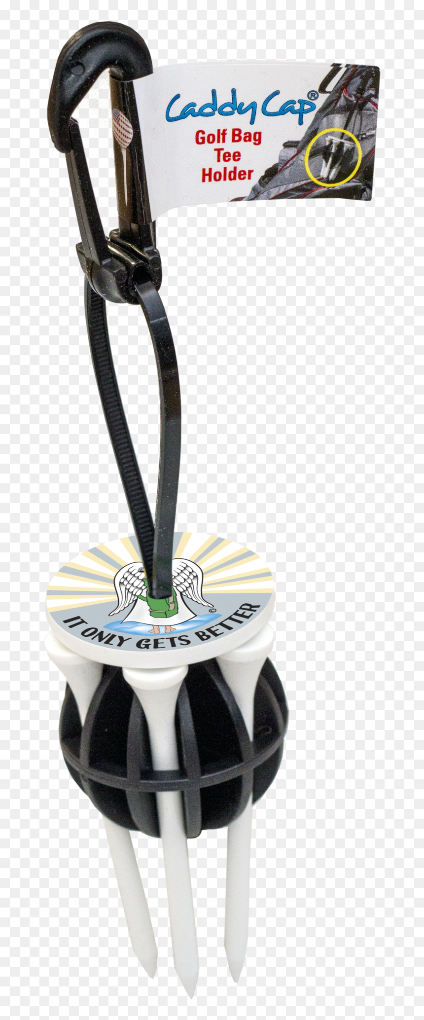 It Only Gets Better Golf Tee Holder - Golf, HD Png Download - golf tee png