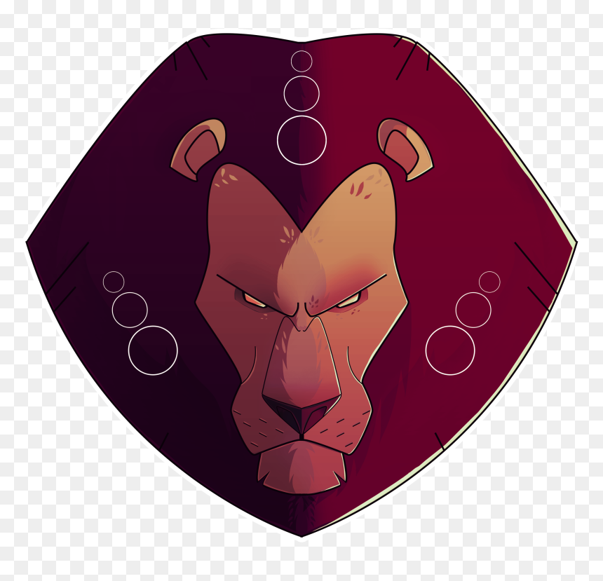 Angry Lion3 Copy - Illustration, HD Png Download - angry eyebrows png
