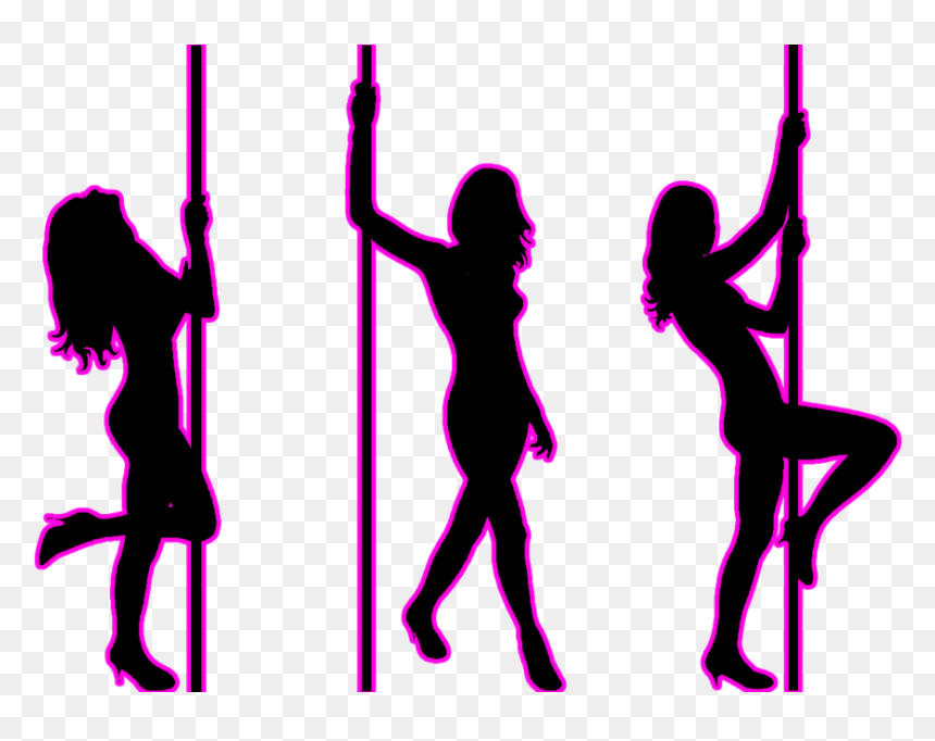 Photo 3034273 Pole Dancers Stock Vector Pole Dance - Go Go, HD Png Download - dancers png