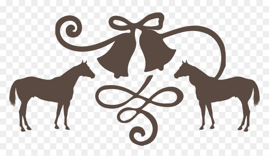 About The Ranch Rs - Purple Wedding Bells Clipart, HD Png Download - cowboy silhouette png