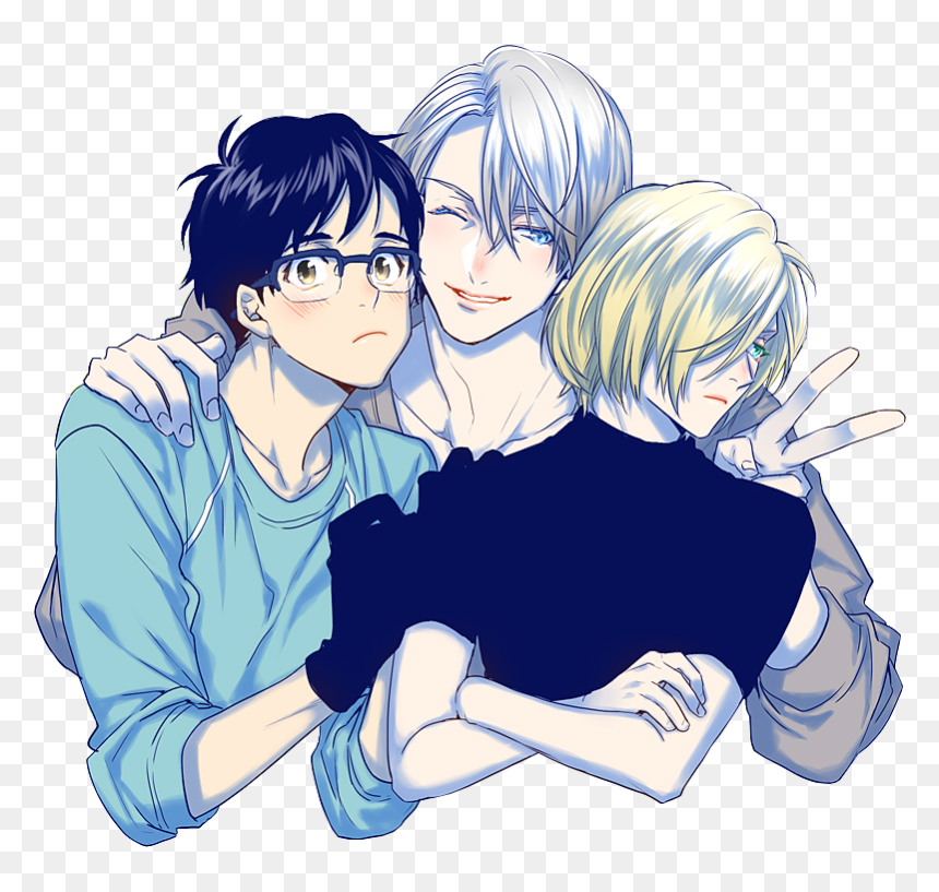 Thumb Image - Yuuri X Victor X Yuri, HD Png Download - yuri on ice png