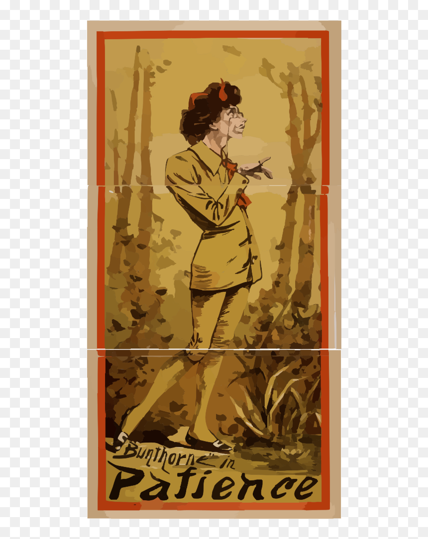 Man With A Camera Svg Clip Arts - Gilbert And Sullivan Original Patience Poster, HD Png Download - cartoon camera png
