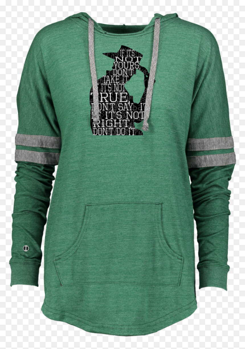Cowboy Silhouette Black Ladies Hooded Low Key Pullover - Hoodie, HD Png Download - cowboy silhouette png