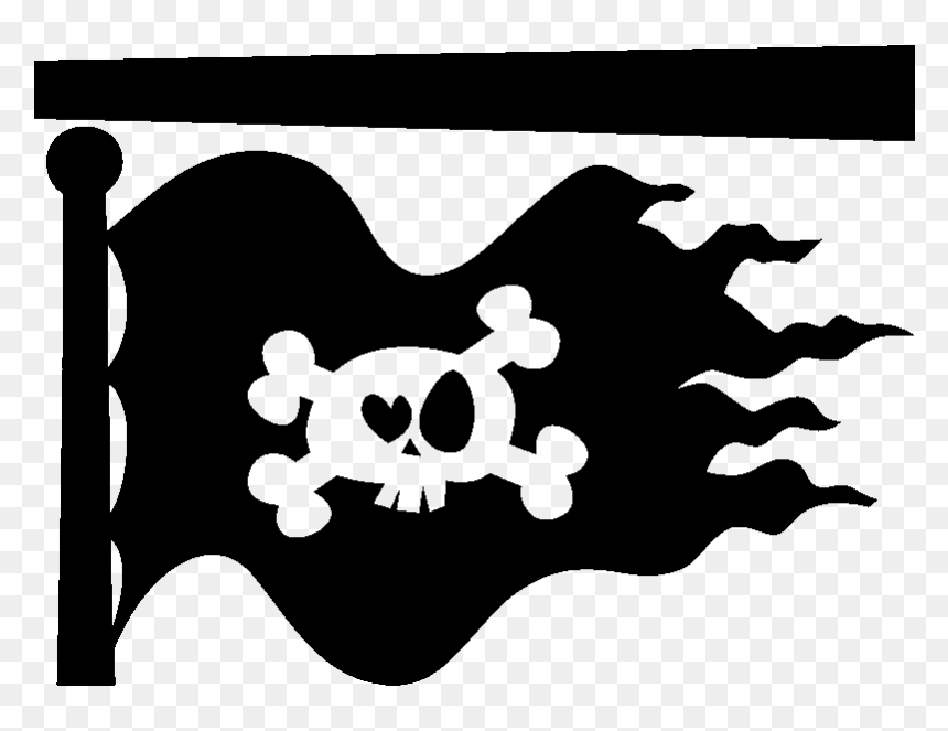 Jolly Roger Flag Of The United States Piracy Child - Cartoon Pirate Ship, HD Png Download - jolly roger png
