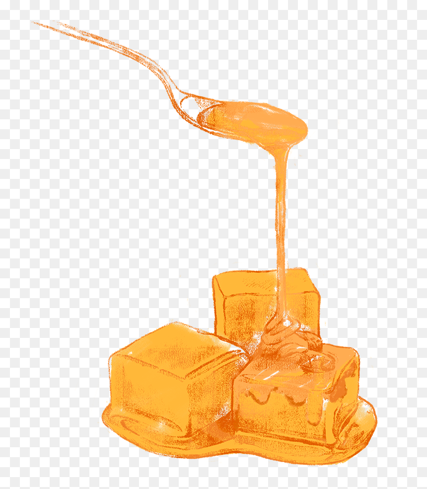 Caramel Sugar Syrup Has A Distinctive Odour And Taste, - Dessert, HD Png Download - syrup png