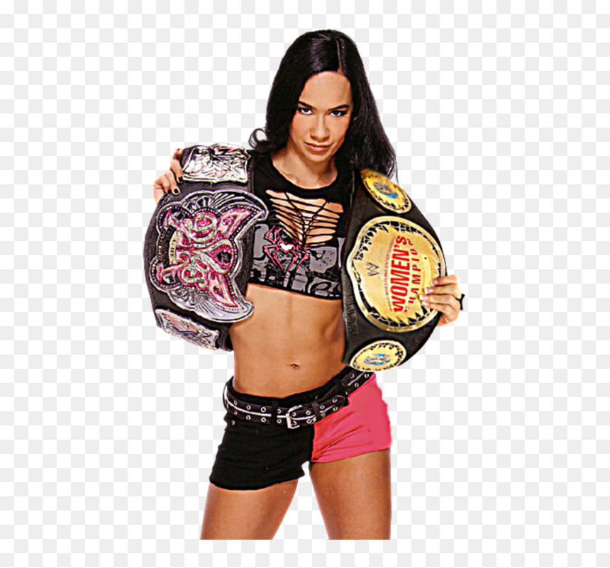 Aj Lee With Title Png , Png Download - Aj Lee Shirt Championship, Transparent Png - aj lee png