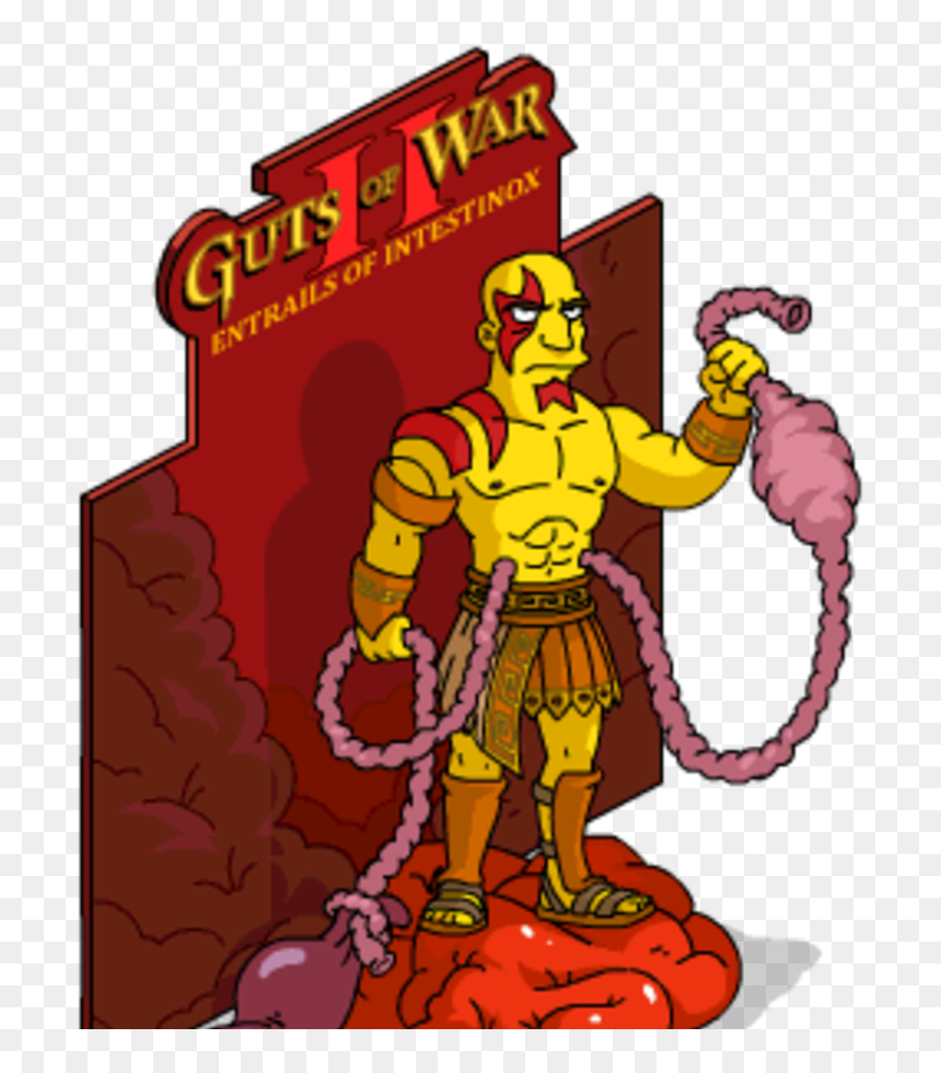 Simpsons Guts Of War, HD Png Download - guts png