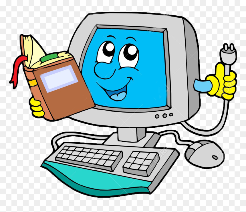 Laptop Computer Clip Art - Cartoon Images Of Computer, HD Png Download - computer.png