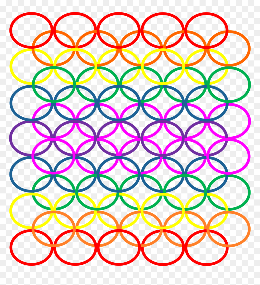 Circle, HD Png Download - rainbow line png