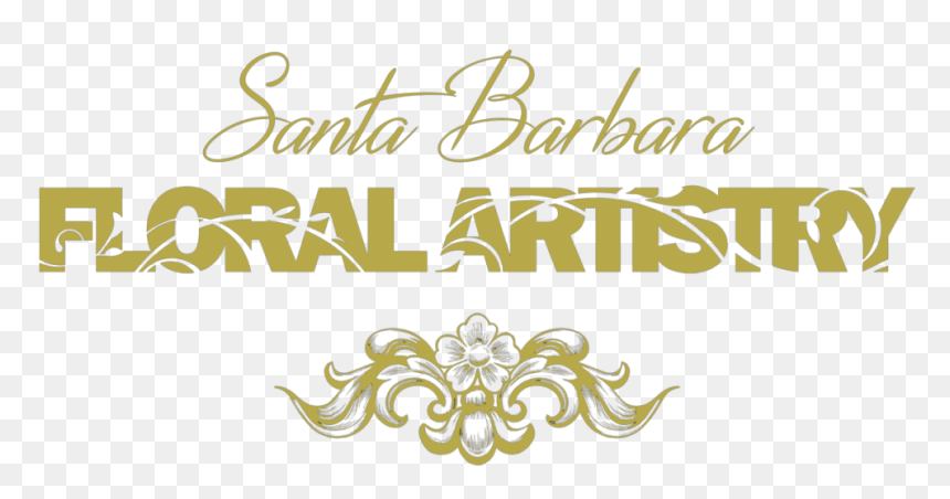 Santa Barbara Floral Artistry - Calligraphy, HD Png Download - birthday streamers png