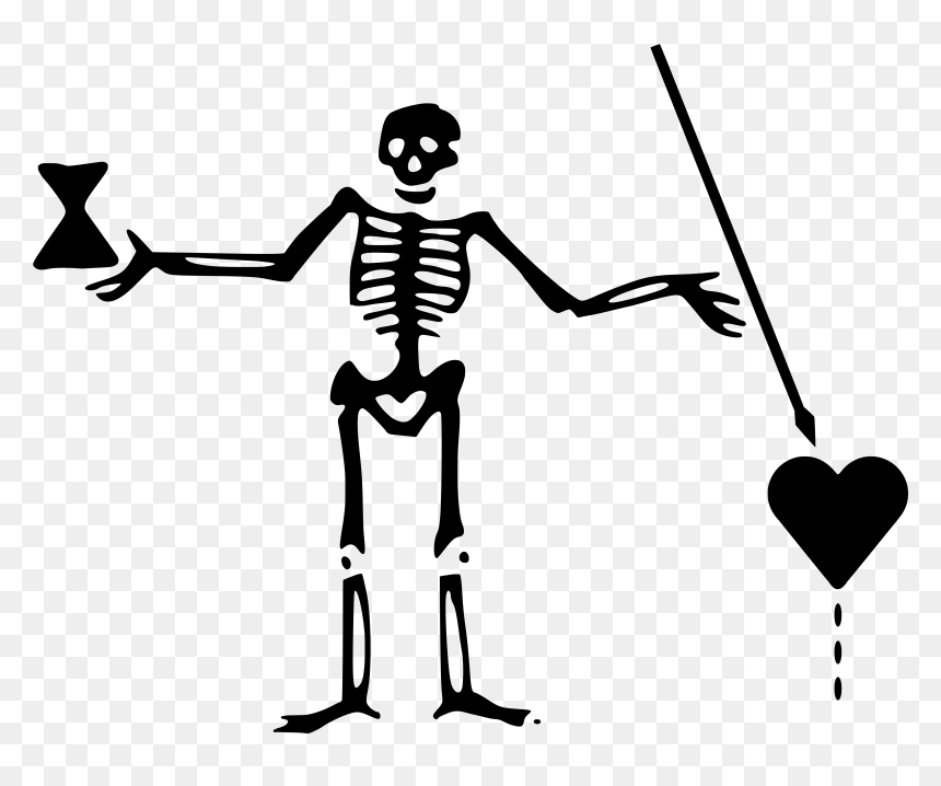 Heart, HD Png Download - jolly roger png
