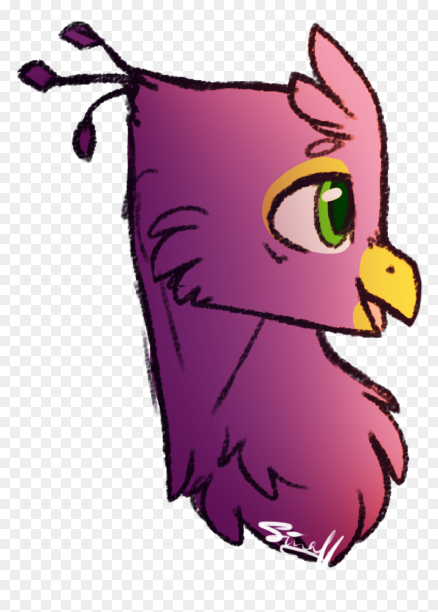 Drawing Feather Simple - Cartoon, HD Png Download - feather drawing png