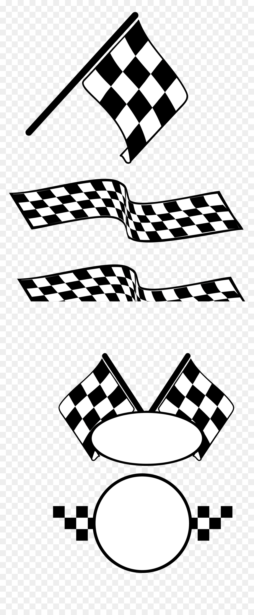 Auto Racing Racing Flags - Racing Flags, HD Png Download - racing flag png