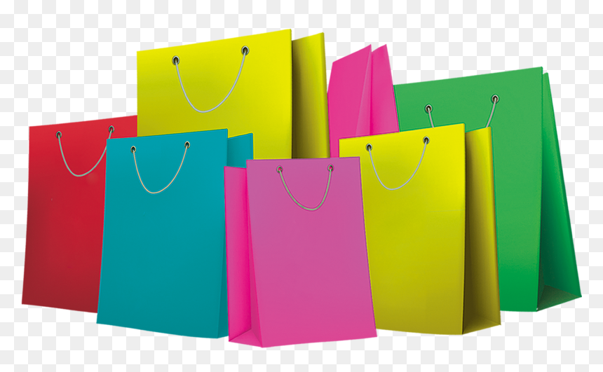 Paper Shopping Bag - Shopping Paper Bags Png, Transparent Png - paper bag png