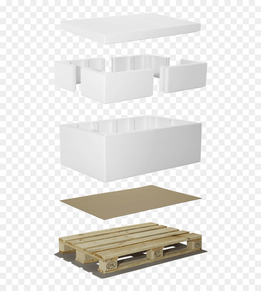 Palettenbox Als Explosionszeichnung - Plywood, HD Png Download - pallet png
