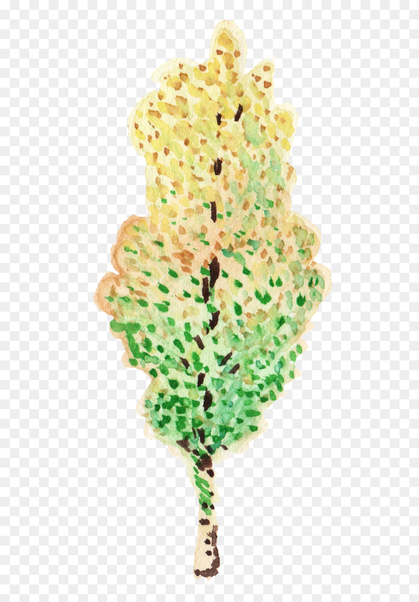Christmas Tree, HD Png Download - watercolor tree png