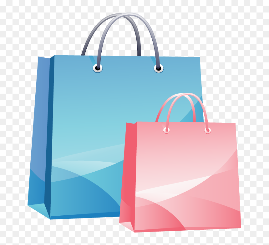 Transparent Background Shopping Bags Clipart, HD Png Download - paper bag png