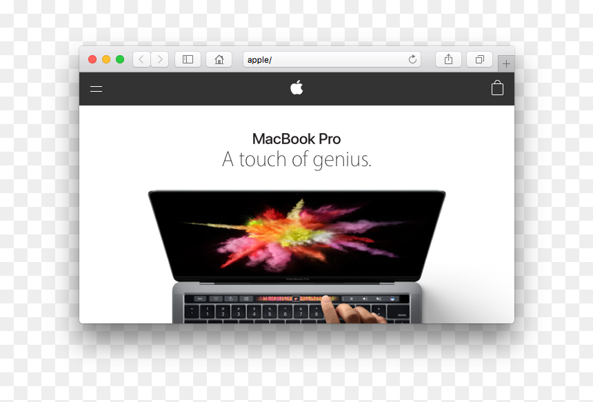 Macbook Ad Touch Of Genius, HD Png Download - macbook hearts png
