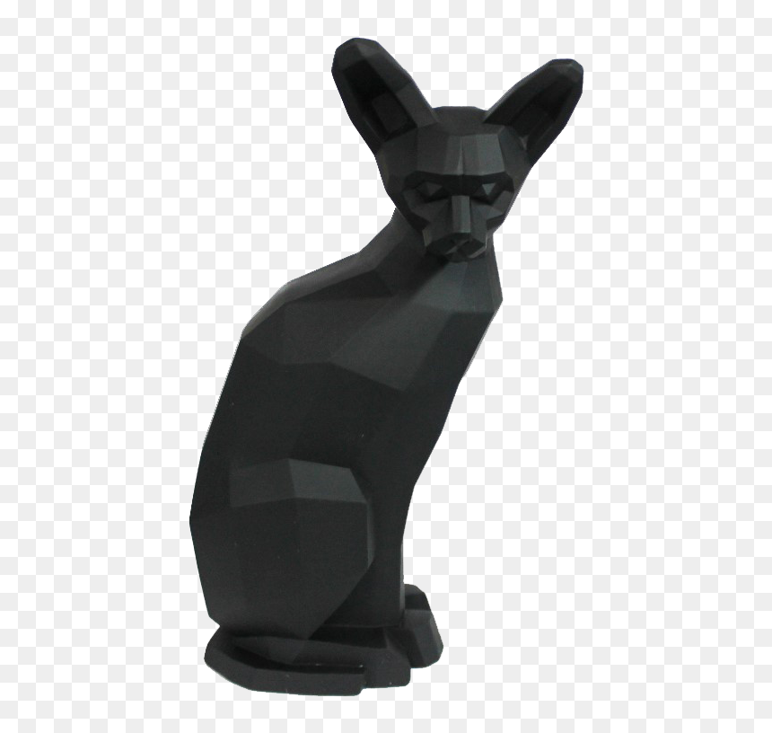 Abstract Black Cat Png Clipart - Rabbit, Transparent Png - black cat clipart png