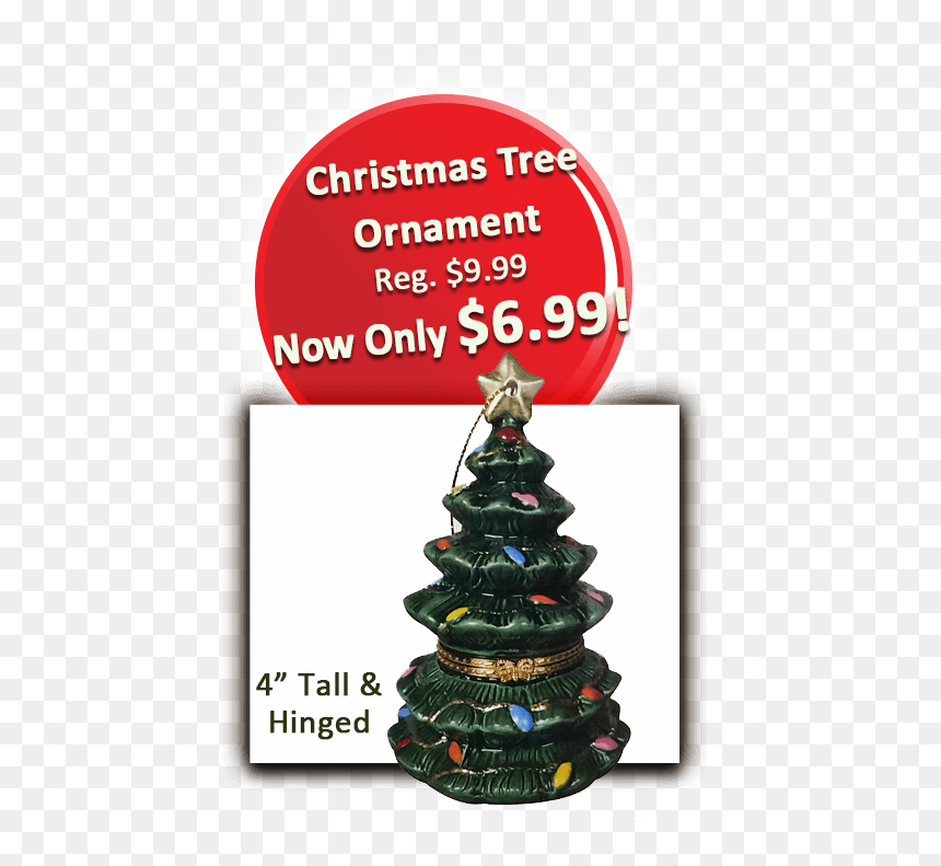 1 Cmas Tree Ornament - Christmas Tree, HD Png Download - tall tree png