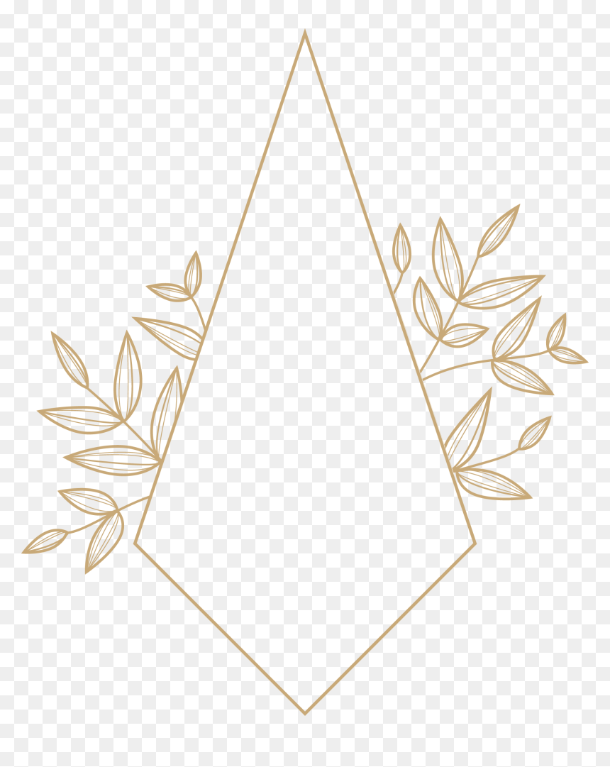 Bloomfield Beauty Co - Aesthetic Gold Transparent Leaf Png, Png Download - gold lines png