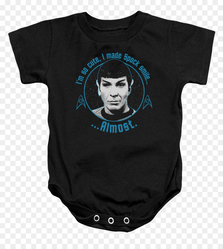 Almost Made Spock Smile - Infant Bodysuit, HD Png Download - spock png