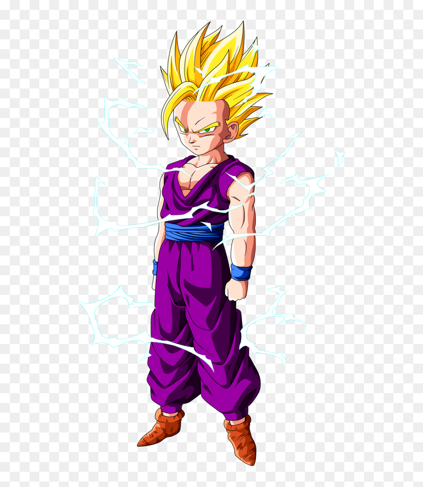 Gohan Joven Ssj2 - Dragon Ball Z De Gohan, HD Png Download - gohan png