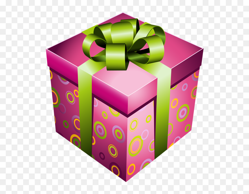 Box With Green Bow Png Picture Gifts - Vector Gift, Transparent Png - gift bow png