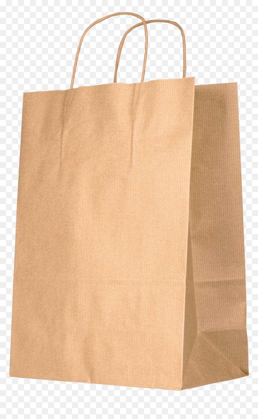 Transparent Kraft Paper Png - Tote Bag, Png Download - paper bag png